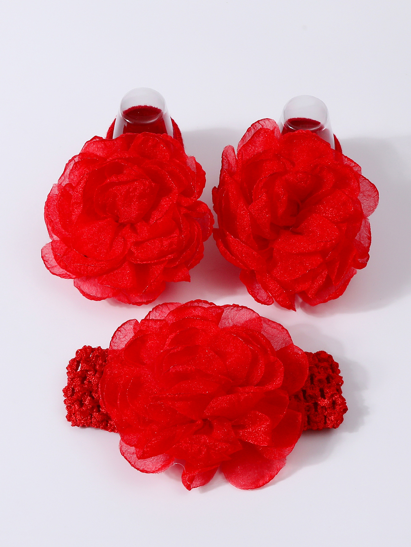 FD1110 레드 + 헤어밴드