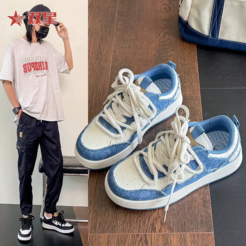 ZGSX-28019情侣鞋板鞋春夏新款厚底鞋子男女爆款小众设计运动休闲