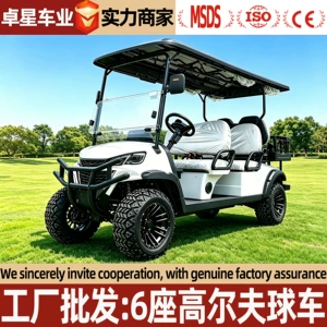 Golf carts for export: 6-seater and 8-seater electric golf carts for scenic area tourism, sightseeing, and use in guesthouses and hotels