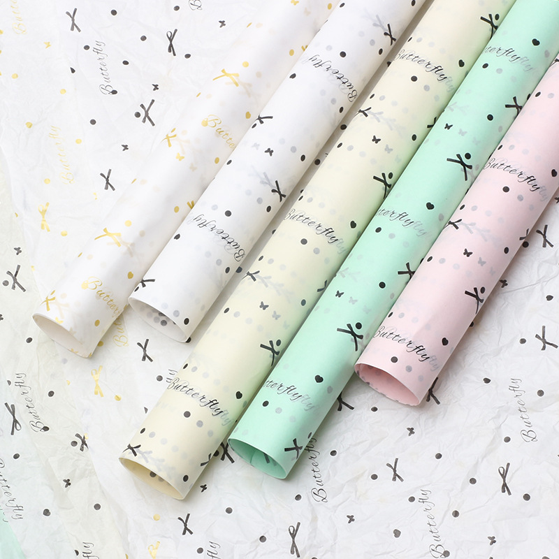 Huaxi amor arco de papel de Sydney flores de papel de embalaje de flores de papel de flores de papel de embalaje de flores materiales de flores