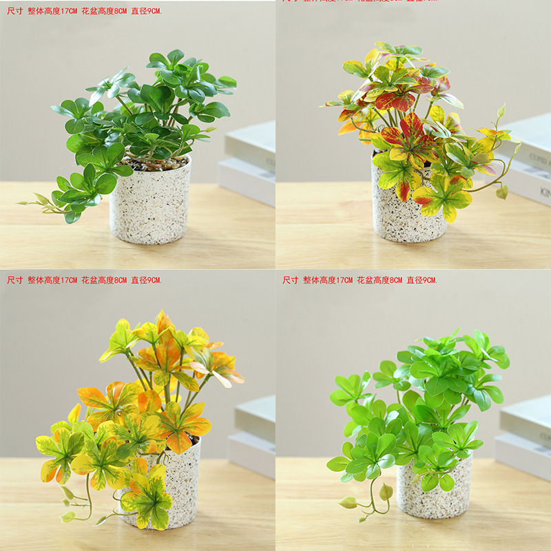 Rosado verde reloj de pared 4 piezas set ☆