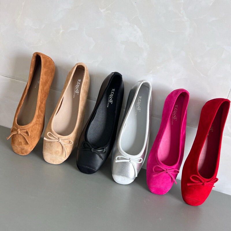 French retro niche ballet shoes, new spring style, shallow square toe slip-on shoes, evening style loafers for women French retro niche ballet shoes, new spring style, shallow square toe slip-on shoes, evening style loafers for women