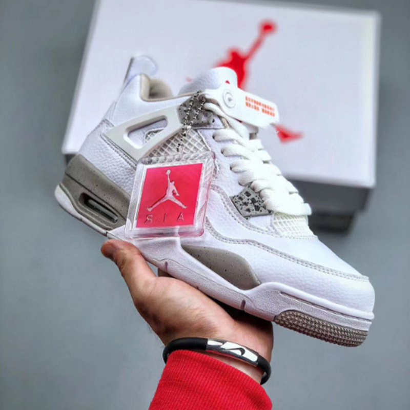 莆田靴工場卸売会社レベル AJ4 ミッドナイトブルー電気母黄白黒ジョー 4 外国貿易男性と女性のスポーツブルーシューズ|undefined