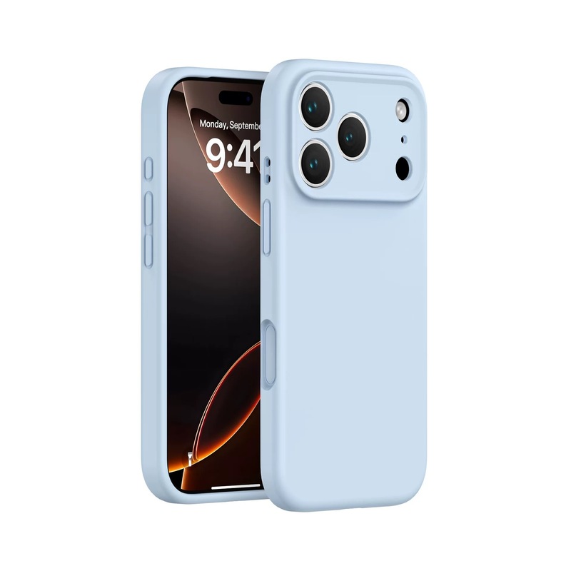 纯色液态硅胶适用苹果17系列iphone16手机壳15简约14/13亲肤手感|undefined