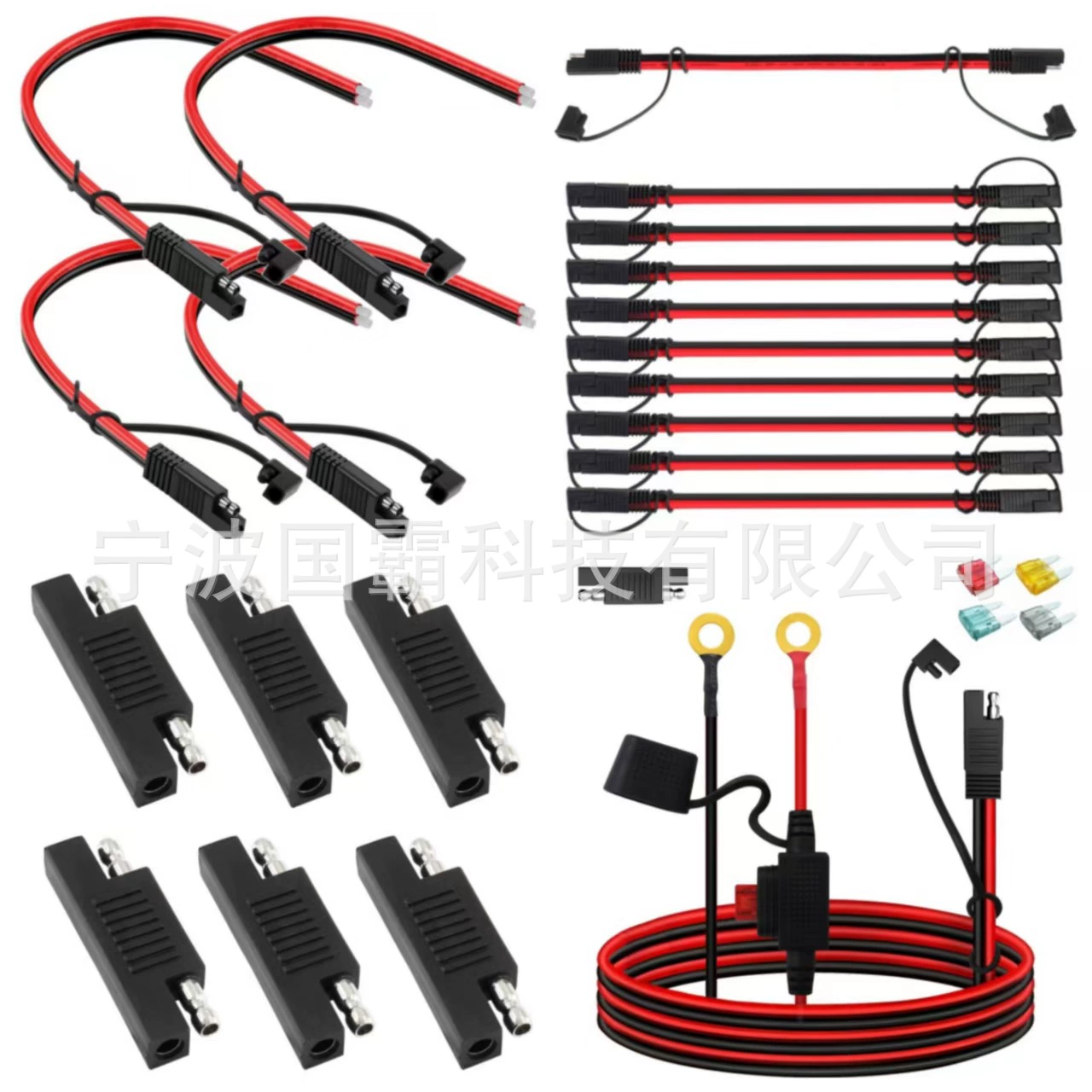 Шнур питания Spot SAE 10/12/14/16/18AWG, шнур с вилкой, адаптер SAE, кабель для подключения к терминалу SAE