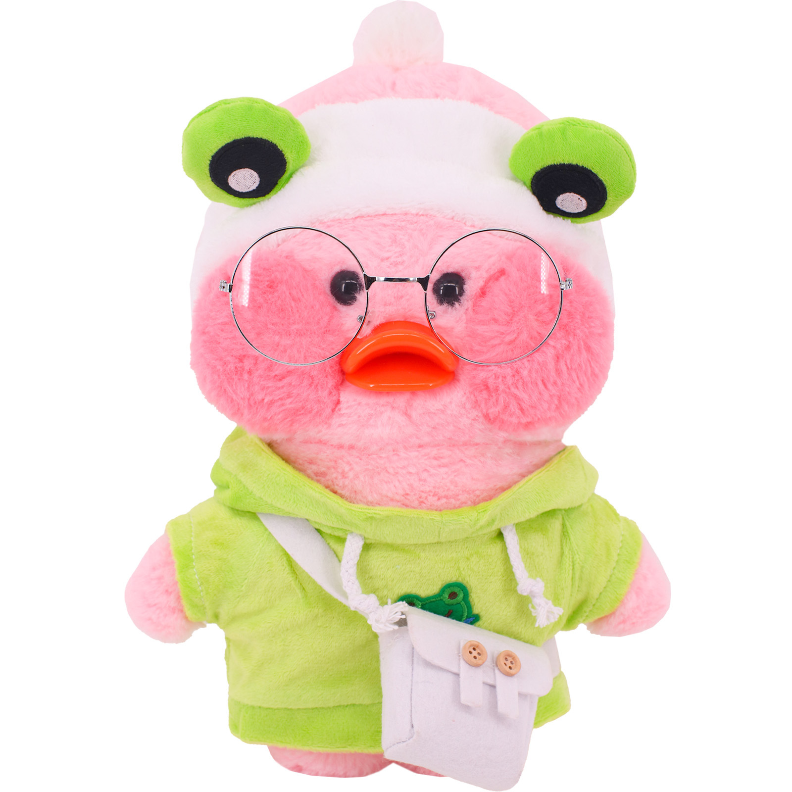 Nueva 30cm pequeño pato amarillo felpa juguete Ropa Accesorios lindo peluche muñeca animal muñeca juguete de los niños