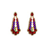 Metal glossy earrings, European style, wholesale