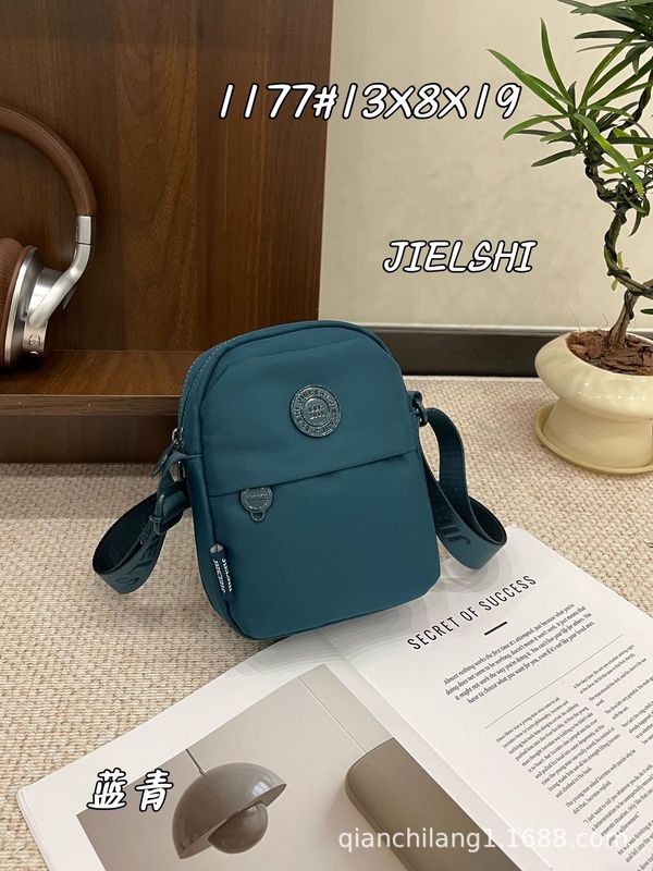 2025捷朗仕新款韩版轻便尼龙布包时尚百搭琥珀色系单肩斜挎手机包|undefined