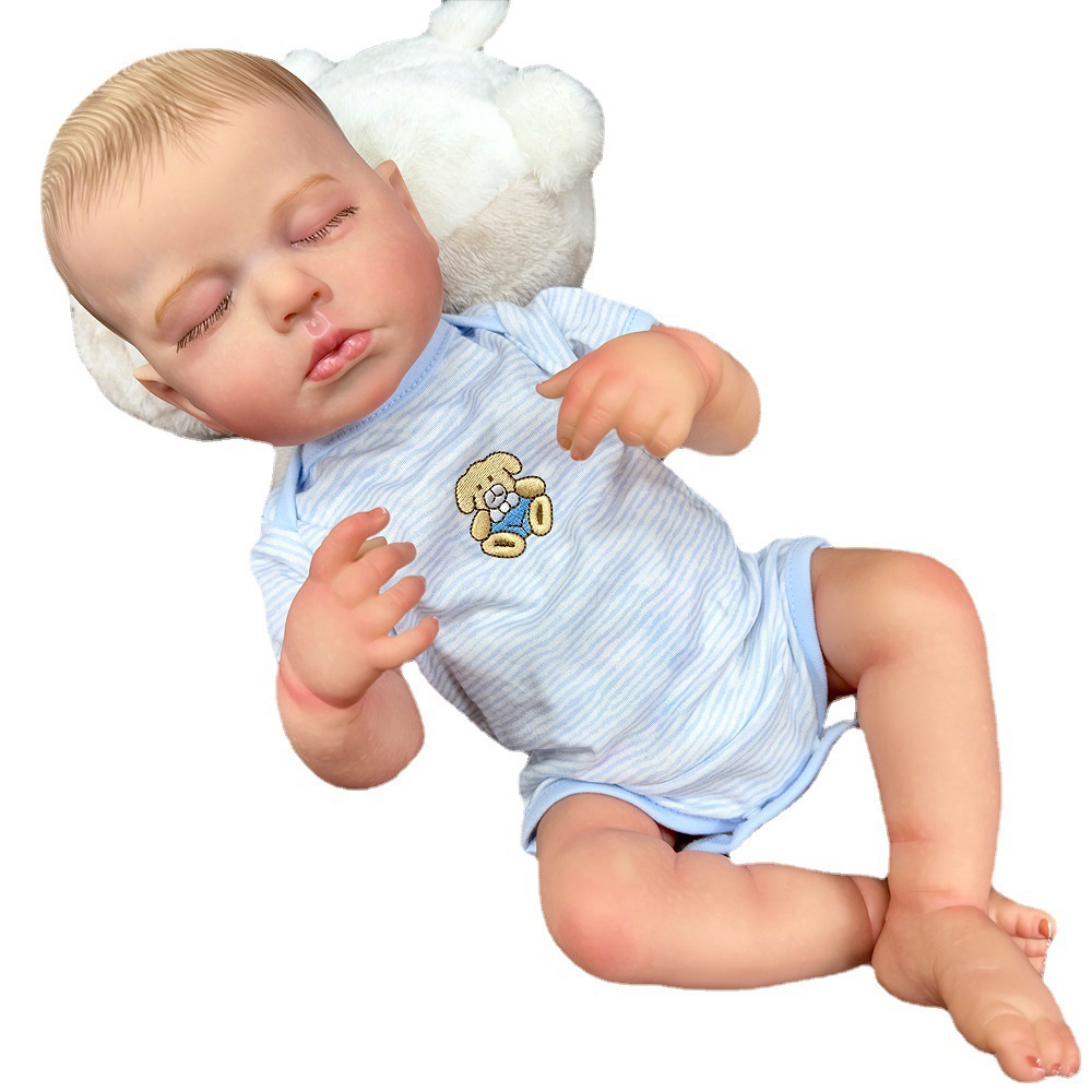 Muñecas de simulación de renacimiento transfronterizo acompañadas de nuevo tipo de juguetes para niños creciendo muñecas de bebé