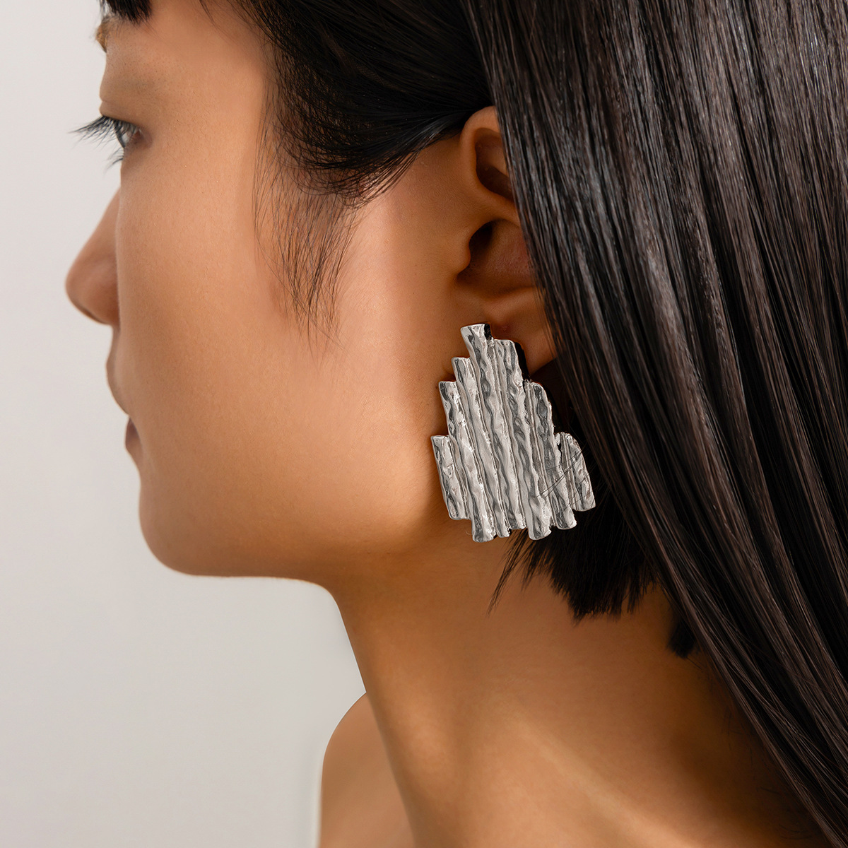 12g Weight Steel needle Ear Needle Material Drop Earrings, Ear Studs Classification 1 Pair Quantity Party, Street Occasion Alloy Material Geometric Pattern Women's Gender Polished Finish Plating Design Exaggerated, Punk Style 1 Pair Exaggerated Punk Geometric Plating Alloy Drop Earrings Ear Studs 39