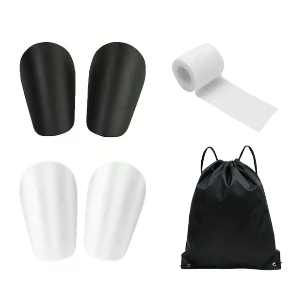 Cross-Border Hot-Selling Football Sports Combo Set, Sports Mini Shin Guards, Elastic Sports Bandages, Portable Ball Bag