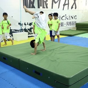 Somersault Mat Sports Folding Thickened High Jump Sponge Mat Taekwondo Mat Rock Climbing Training Dance Gymnastics Protective Mat