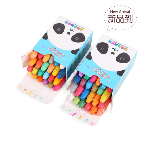 24 colors children's painting erasable crayon color chalk graffiti chalk blackboard teaching dust-free water-soluble chalk