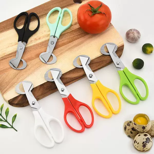 Direct Sale Stainless Steel Egg Cutter Bird Egg Opener Shell Scissors Eggshell Opener Kitchen Quail Egg Scissors
