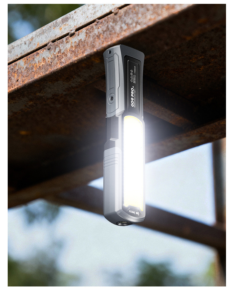 Lem Work Light, Auto Repair Light, Strong Light, Super Bright, Magnetic Suction Type, Special Rechargeable Lithium Battery Lighting Lamp for Car Repair