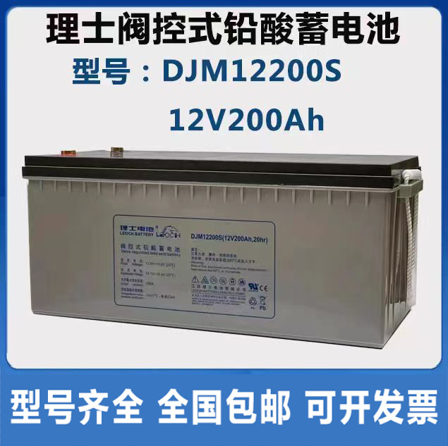 LEOCH理士电瓶 DJM12000 12V200AH UPS蓄电池 UPS不间断电源电池