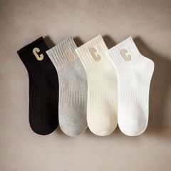 诸暨袜业袜子批发春夏防臭吸汗女小白袜简约百搭高颜值短袜船袜男