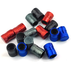 Car Tire Aluminum Alloy Colorful American Air Cap with Built-in Plastic Protection Sedan Dustproof Valve Stem Cover