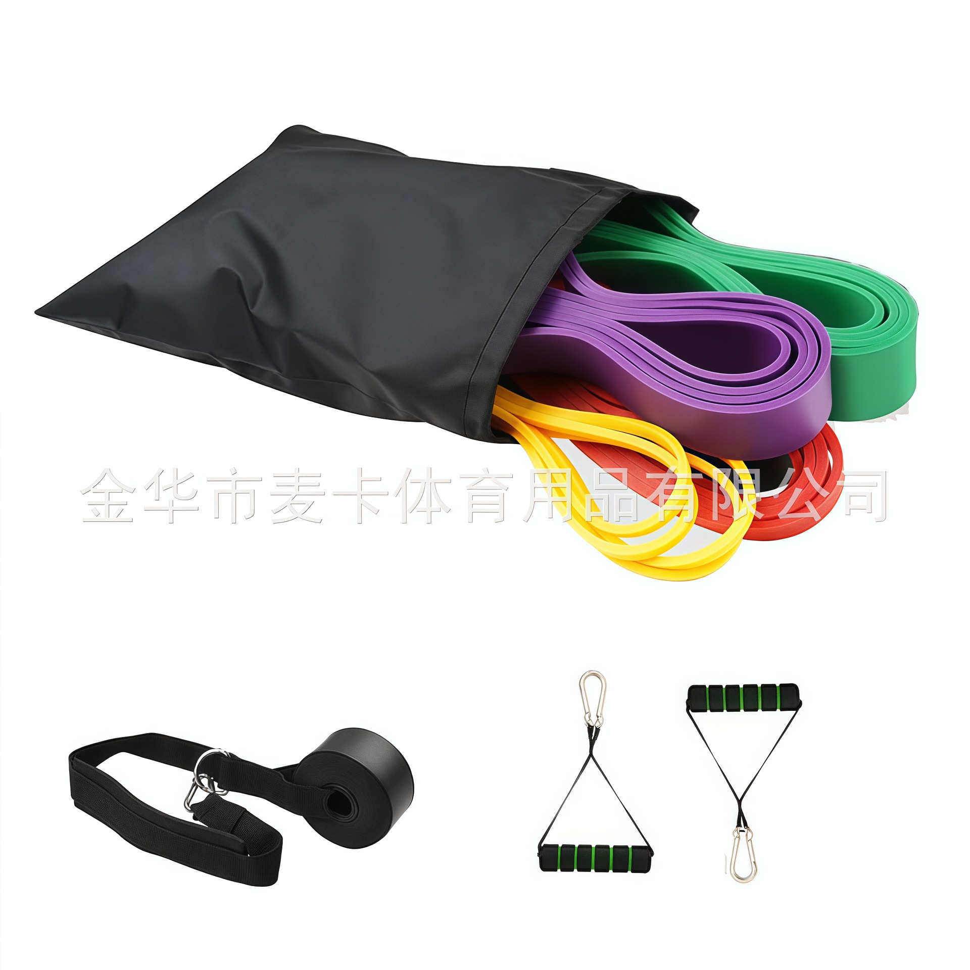 Cinturón de tracción transfronterizo Cinturón elástico Cinturón de resistencia Asistente de yoga para hombres y mujeres Ejercicio en cuclillas Cinturón de baile Lajin