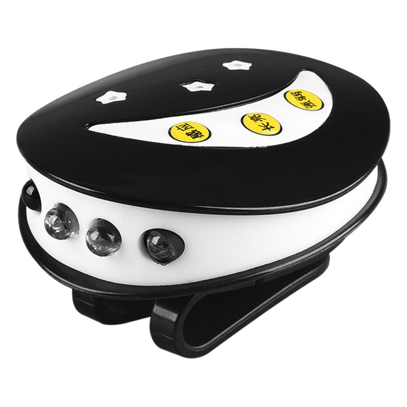 Lámpara de ala con sombrero de pesca nocturna multifuncional ultraligera, carga led, batería de larga duración, 12 horas, faro de inducción con clip para sombrero, pesca
