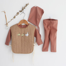 断码清仓3 日韩品牌童装工厂春款婴童刺绣马甲儿童男女宝宝马甲