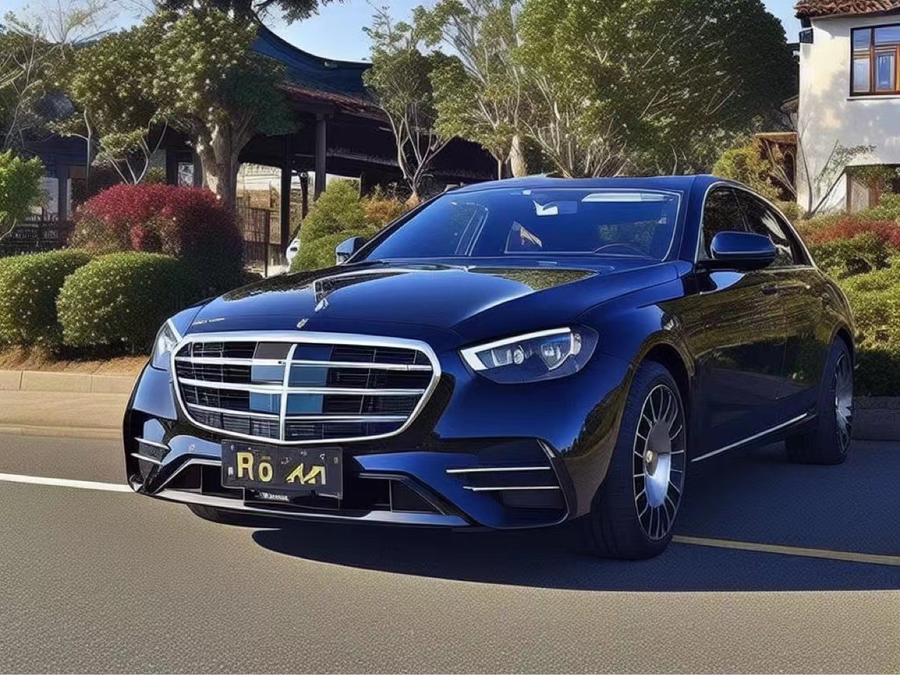 Suitable for 18-23 Mercedes-Benz W213 modified S450 urban high-end version front face, front bumper, grille, and full body kit