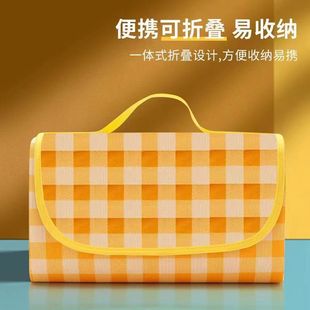 Picnic Mat Outdoor Camping Mat Portable Beach Waterproof and Moisture-proof Thickened Picnic Cloth Mat for Outdoor Spring outing
