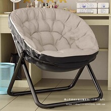 休闲折叠椅学生宿舍寝室沙发休闲单人卧室阳台折叠靠背躺椅带脚踏