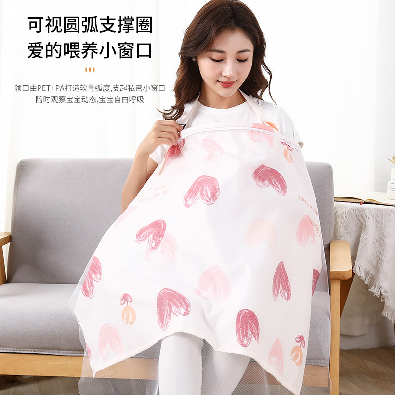 綿授乳タオル授乳タオル外出授乳ストール多機能春夏秋マスクタオルストラップ|undefined