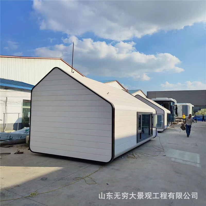 Apple cápsula habitación móvil B & B celebridad de Internet Reloj-En espacio grande cápsula producción creativo templado cuadrado cabina Oficina