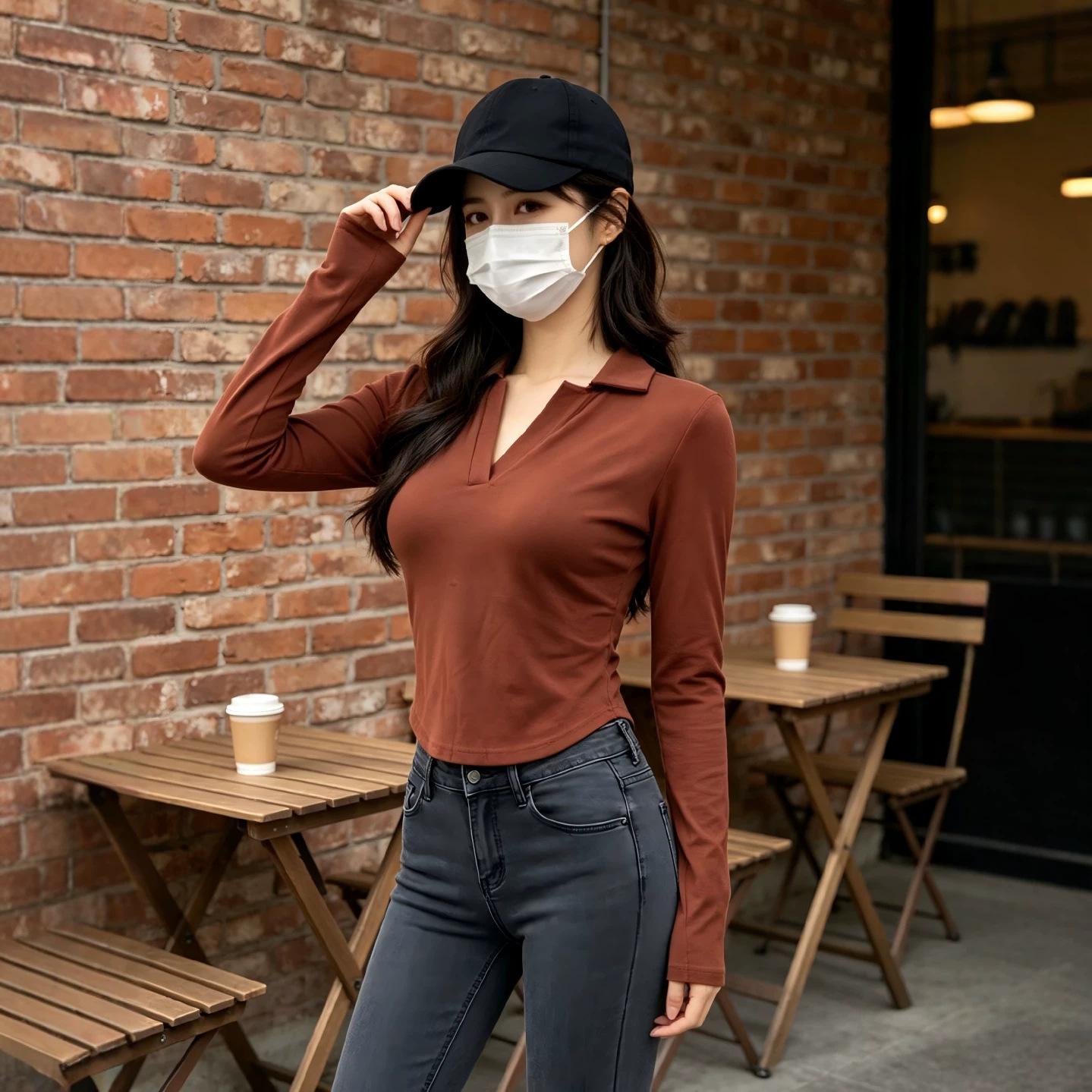라펠 긴팔 티셔츠 여성용 봄 신상 프렌치 컬리지 스타일 불규칙 레이어드 셔츠 학생 슬림핏 만능 상의 트렌디