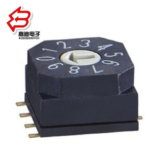 Sealed Waterproof Coding Switch 10-Position Waterproof Rotary Toggle Switch 10-Position Rotary Switch 10-Position Waterproof