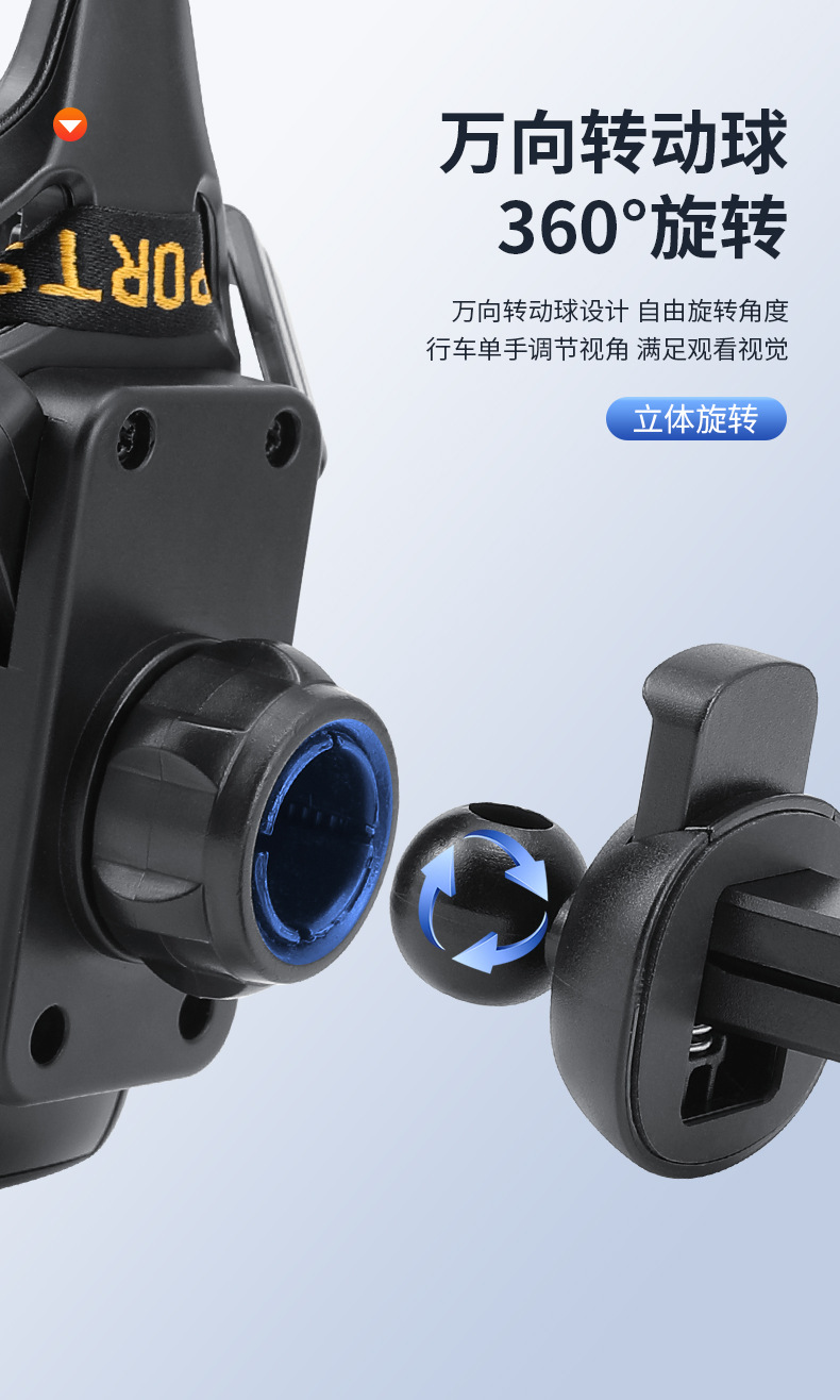 New car mobile phone holder air outlet gravity car navigation mobile phone holder multifunctional car holder wholesale