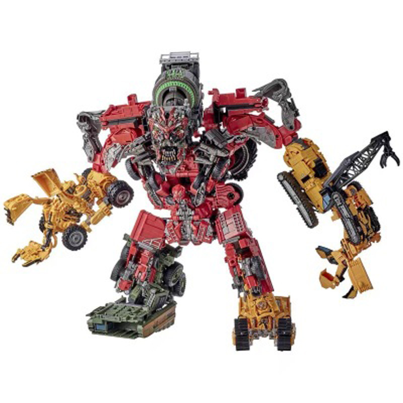 T-Bot Transformer Toy SS Hercules Yellow Roar Reloaded Magic Scythe Engineering Truck Robot Model