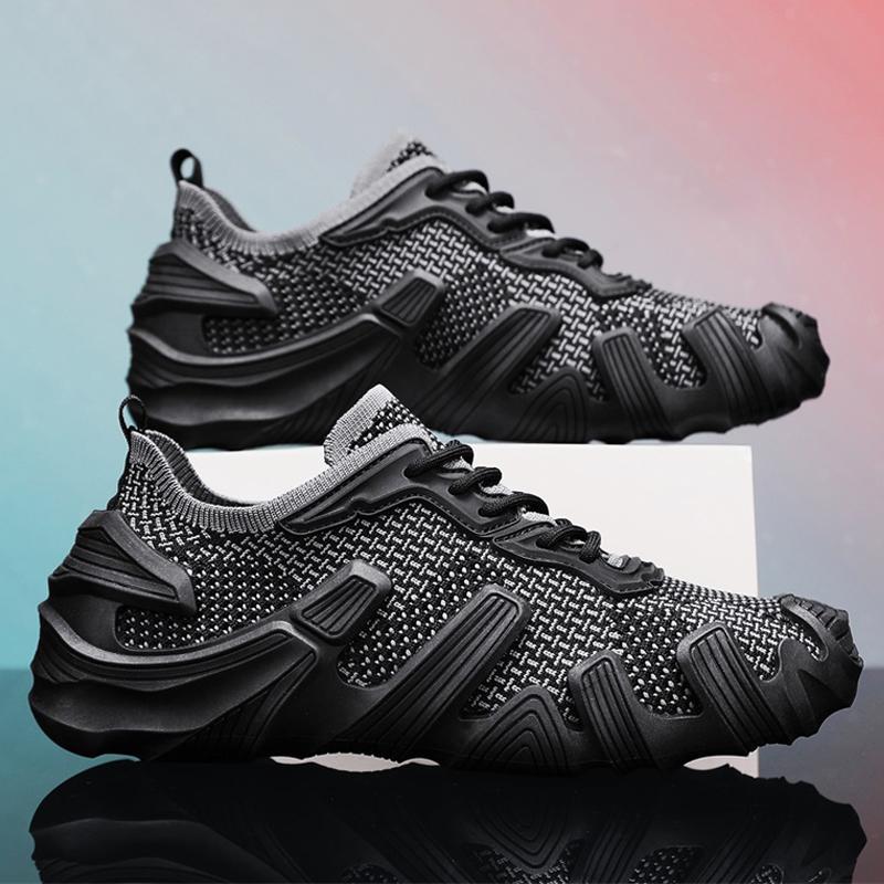 Zapatos de moda para hombres, primavera y verano, zapatos de hombre voladores, calcetines transpirables, zapatos deportivos casuales para hombres, estudiantes