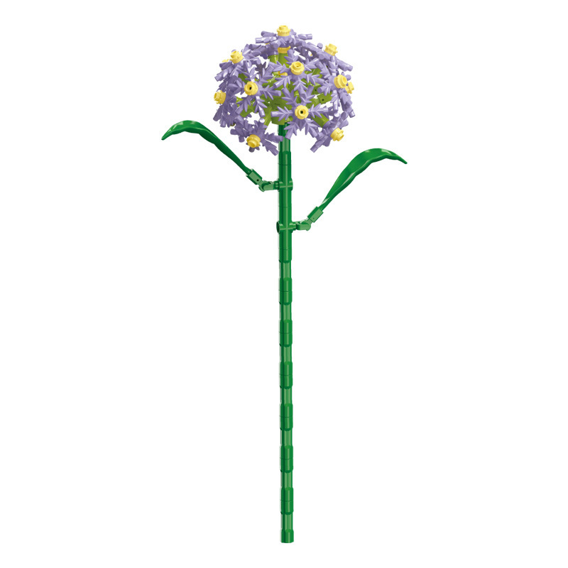 钻马积木花永生花束抱抱桶仿真花小颗粒积木DIY玩具七夕女生礼物|undefined