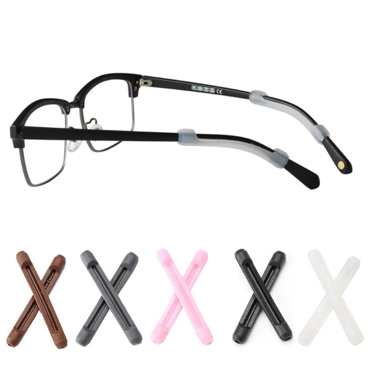 Non-slip glasses, earrings, silicone lanyard holder, sunglasses, socks, ear protection, clips included, wholesale