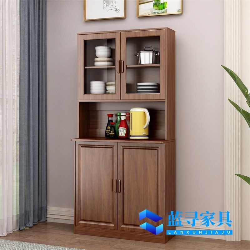Chinese Wooden Sideboard Tea Cabinet Living Room Wall Cabinet Storage Cabinet Kitchen Cupboard Restaurant Meal Preparation Cabinet Side Cabinet