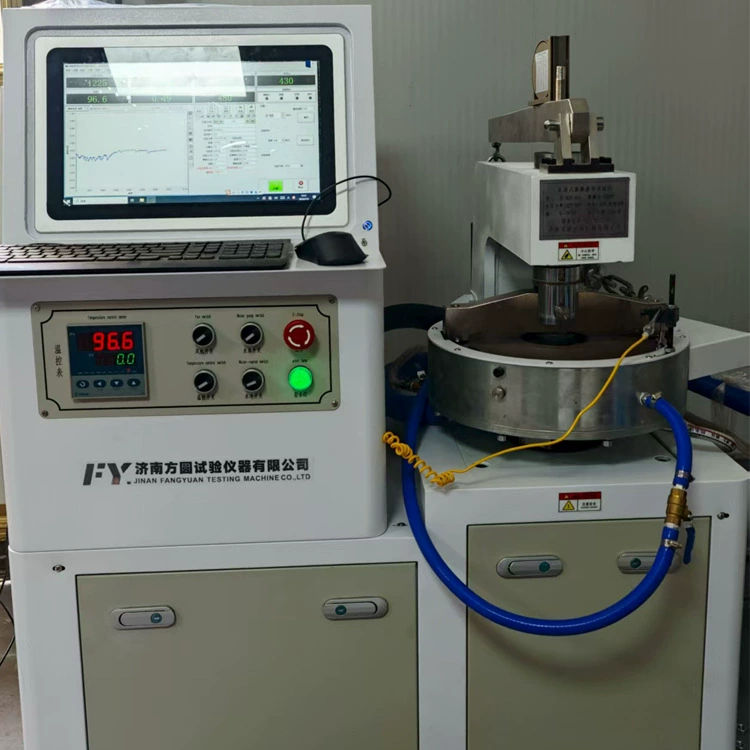 Машина для испытания коэффициента трения тормозной накладки автомобиля Машина для испытания износа фрикционного диска Трехязычный интерфейс на китайском, английском и русском языках