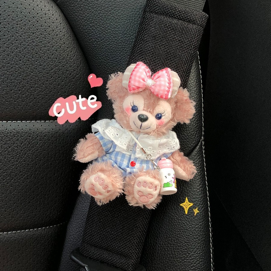 Funda Protectora de Felpa para Cinturón de Seguridad de Auto Decorativa
