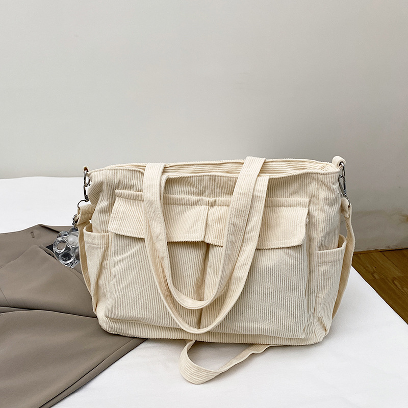 2025 nueva gran capacidad de terciopelo especial nicho universal bolso de hombro casual estilo coreano de viaje bolso de mano