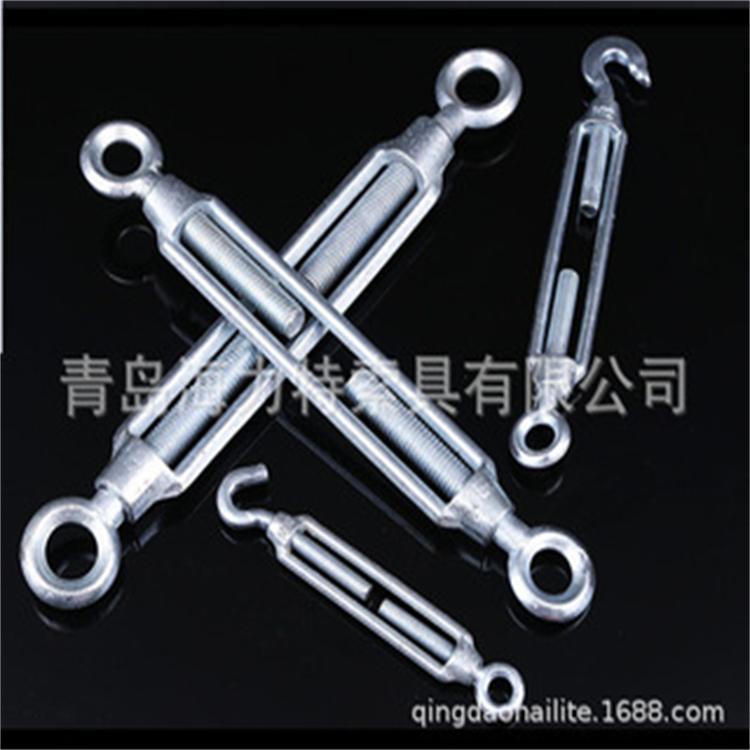 索具花篮螺栓 各种环钩花兰螺丝 国标调节拉紧器