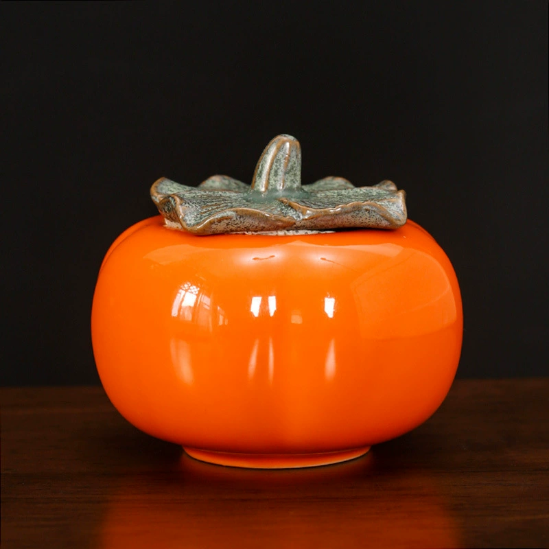 Керамическая persimmon свадебная конфетная банка persimmon persimmon рuyi чайная банка домашний чайный стол украшения мини-гостиная герметичная банка