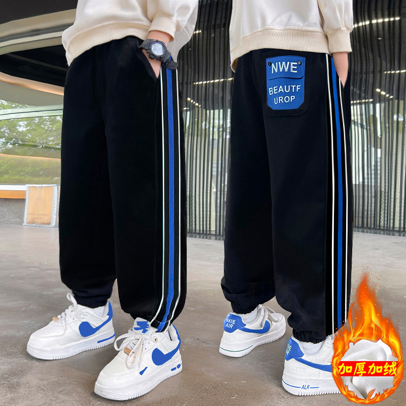 유행 포켓 블랙 (두꺼운 기모)