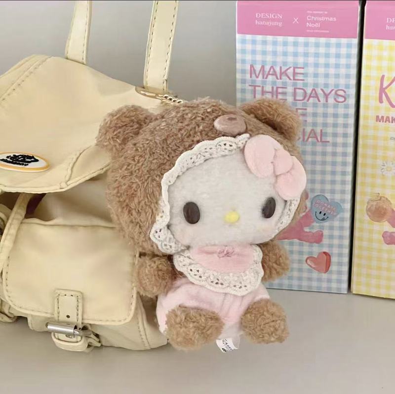 ハローキティペンダント女性クリエイティブかわいい猫バッグペンダントぬいぐるみホリデーギフトラテクマ|undefined