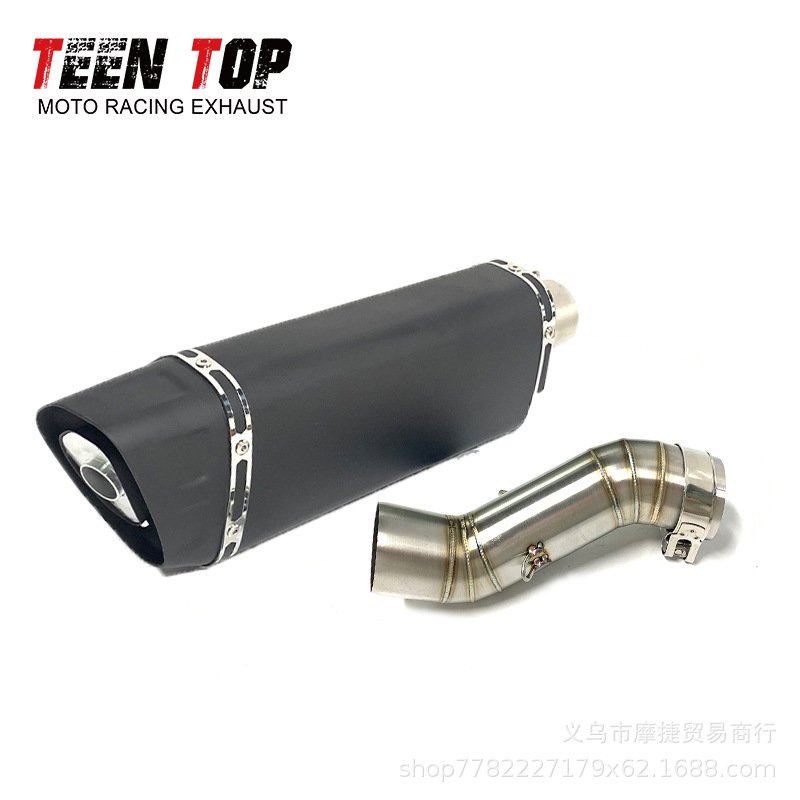 Suitable for Honda Cb400F Cb400X Cbr400R Mid-Tail Exhaust Pipe Scorpio Ar Carbon Fiber Tail Section