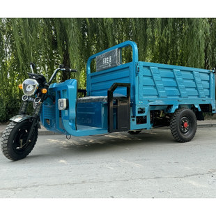 Tricycle electric truck 1.8 meters dump pull cargo load climbing agricultural freight battery car export tricycle
