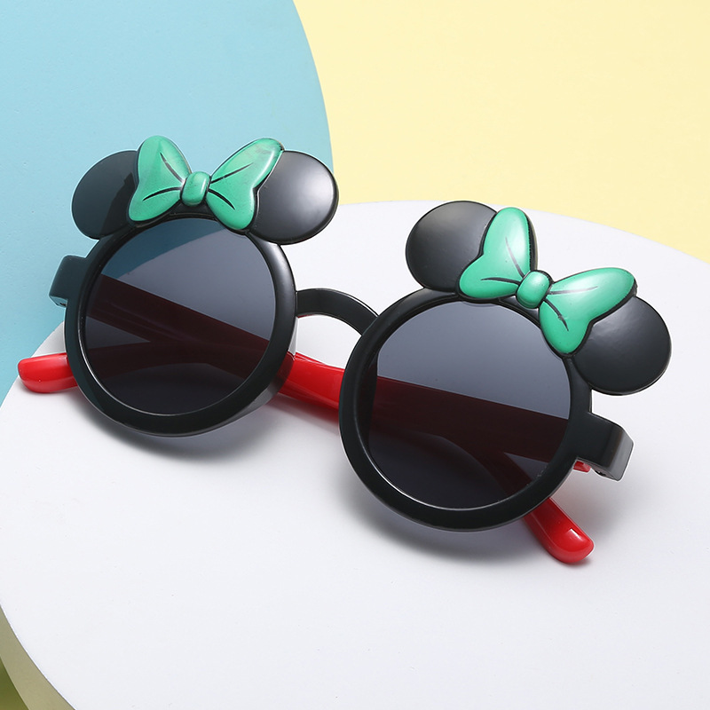 Children's cartoon cute sunglasses with bow girl's