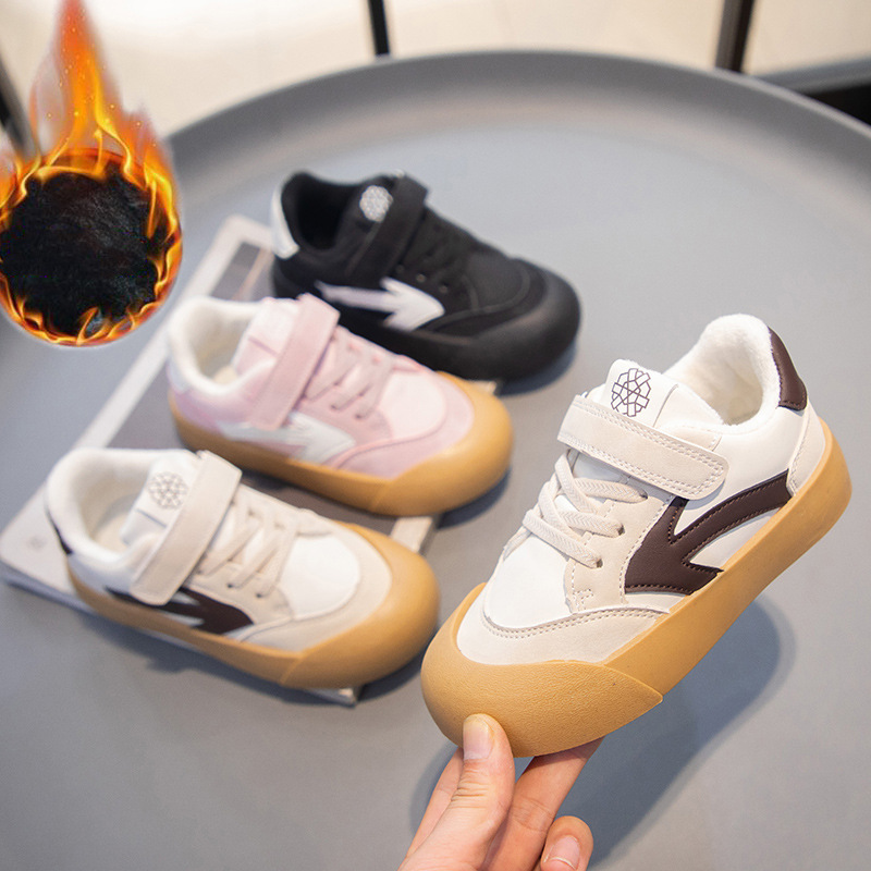 Fashion Sport Shoes Winter New Fleece Lined Cotton Shoes for Students Daily Outdoor Running Shoes Versatile Casual Shoes for Women