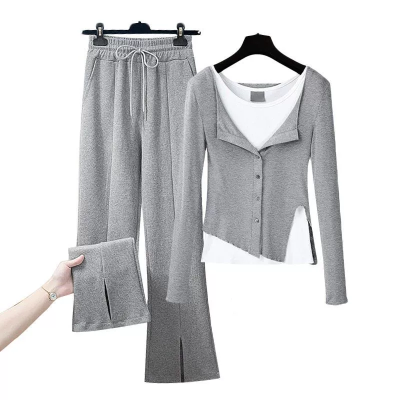 Spring body-friendly set, trousers, 2025 years